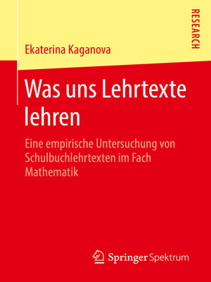 cover image of Was uns Lehrtexte lehren